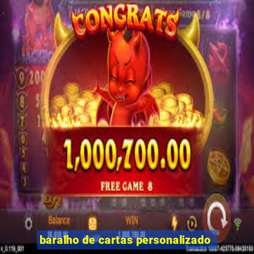 baralho de cartas personalizado